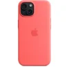 Apple Custodia MagSafe in silicone per iPhone 15 - Guava