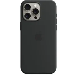 Apple Custodia MagSafe in silicone per iPhone 15 Pro Max - Nero ​​​​​​​