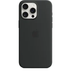 Apple Custodia MagSafe in silicone per iPhone 15 Pro Max - Nero 