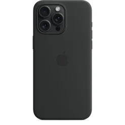 Apple Custodia MagSafe in silicone per iPhone 15 Pro Max - Nero 