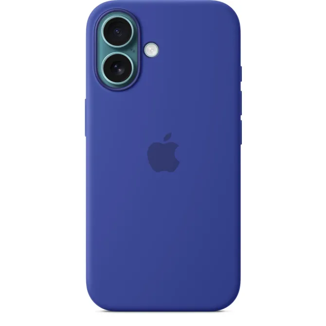 Apple Custodia MagSafe in silicone per iPhone 16 - Blu oltremare