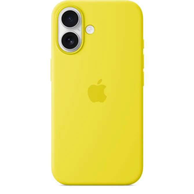 Apple Custodia MagSafe in silicone per iPhone 16 - Giallo carambola