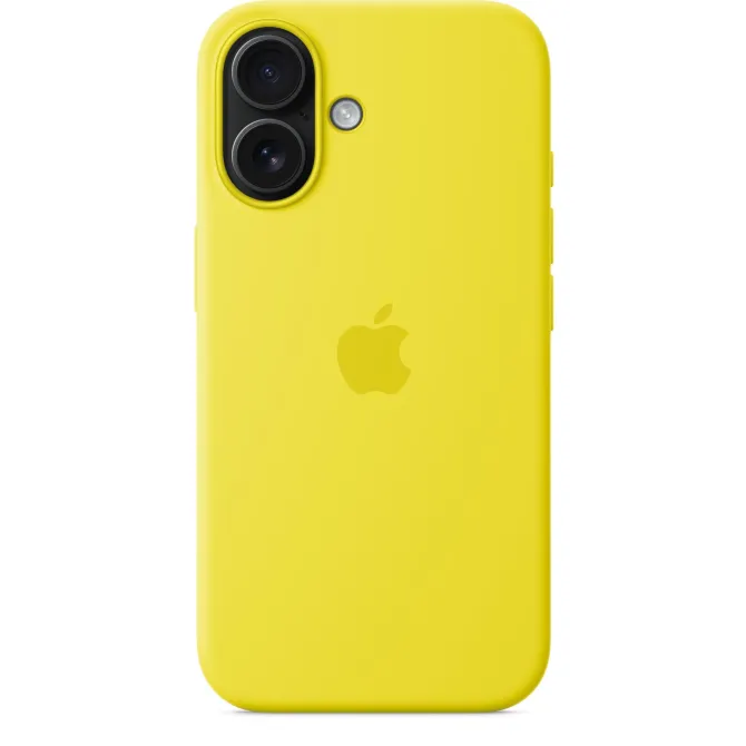 Apple Custodia MagSafe in silicone per iPhone 16 - Giallo carambola
