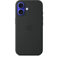 Apple Custodia MagSafe in silicone per iPhone 16 - Nero