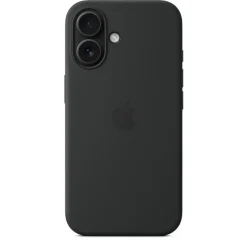 Apple Custodia MagSafe in silicone per iPhone 16 - Nero