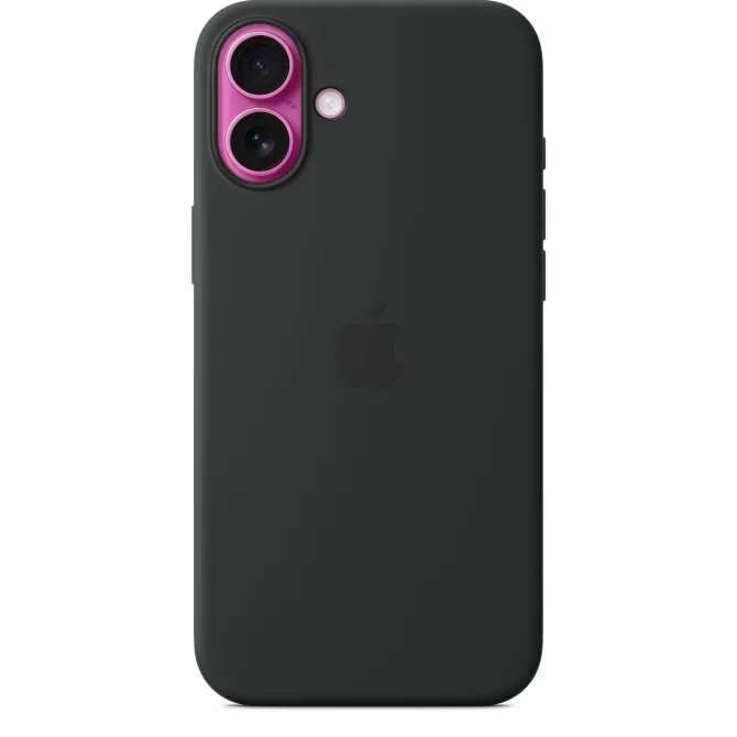 Apple Custodia MagSafe in silicone per iPhone 16 Plus - Nero