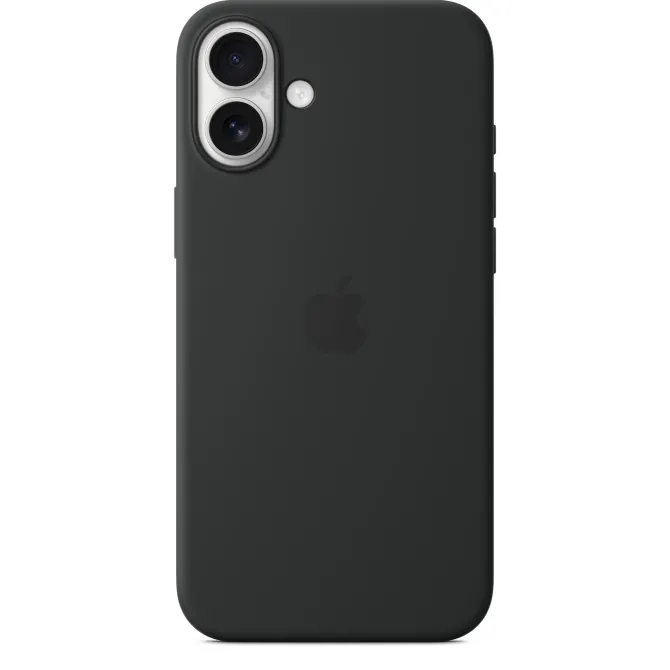 Apple Custodia MagSafe in silicone per iPhone 16 Plus - Nero