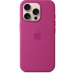 Apple Custodia MagSafe in silicone per iPhone 16 Pro - Fucsia