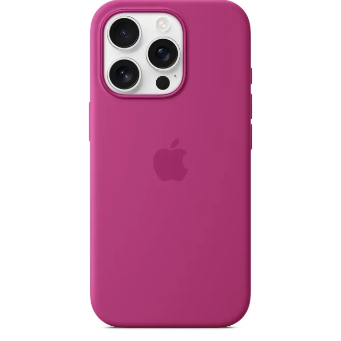 Apple Custodia MagSafe in silicone per iPhone 16 Pro - Fucsia