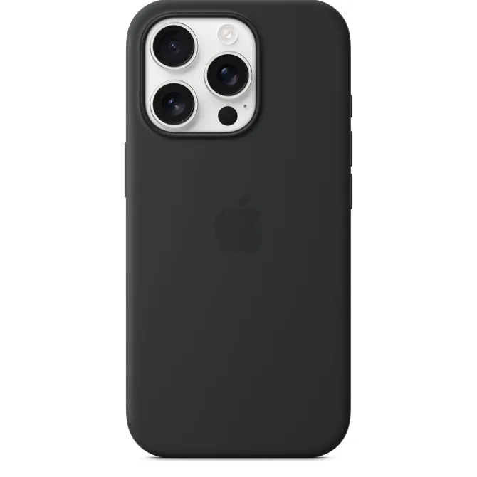 Apple Custodia MagSafe in silicone per iPhone 16 Pro - Nero