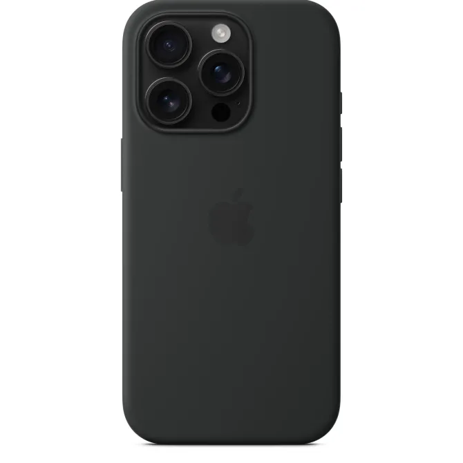 Apple Custodia MagSafe in silicone per iPhone 16 Pro - Nero
