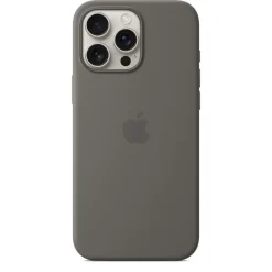 Apple Custodia MagSafe in silicone per iPhone 16 Pro Max - Grigio pietra
