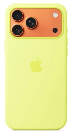 Apple Custodia MagSafe Silicone Giallo per iPhone 17 Pro Max con Tracolla