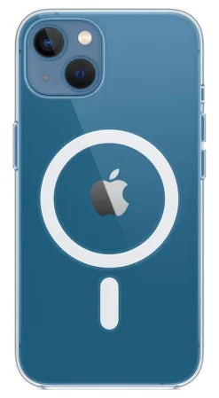 Apple Custodia Trasparente MagSafe per iPhone 13 - Protezione Sottile e Magnetica