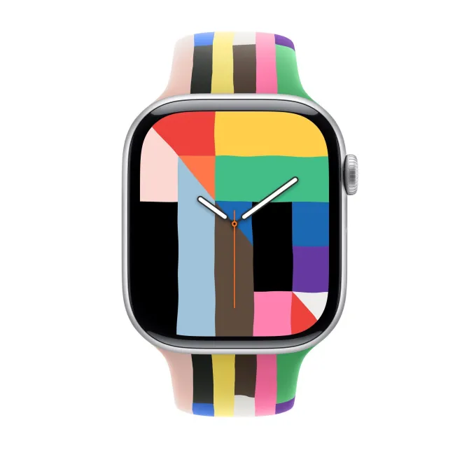 Apple MDWF4ZM/A Cinturino Sport Pride Edition Multicolore per Orologio Sportivo