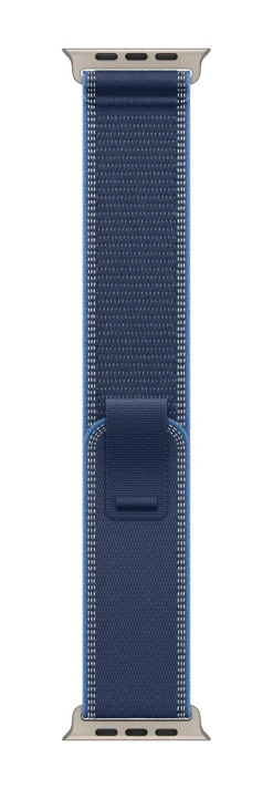 Apple Trail Loop 49mm Blue/Bright Blue M/L – Cinturino Nylon Riflettente per Apple Watch