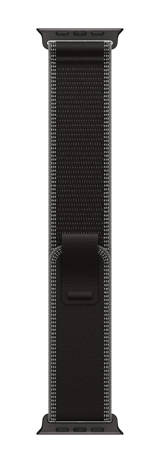 Apple Trail Loop 49mm Nero/Charcoal S/M – Cinturino Nylon Riflettente per Apple Watch