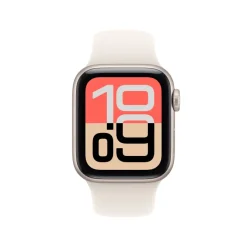 Apple Watch SE 3 GPS, Cassa 40 mm in alluminio galassia con Cinturino Sport galassia - M/L