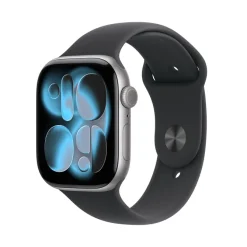 Apple Watch Series 11 GPS 46mm Cassa Alluminio Grigio Siderale con Sport Band Nero S/M