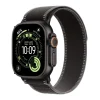 Apple Watch Ultra 3 GPS + Cellular, Cassa 49 mm in titanio nero con Trail Loop nero/cenere - S/M