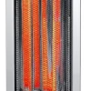 Ardes AR4B01 stufetta elettrica Interno Nero, Argento 900 W Riscaldatore ambiente elettrico a infrarossi