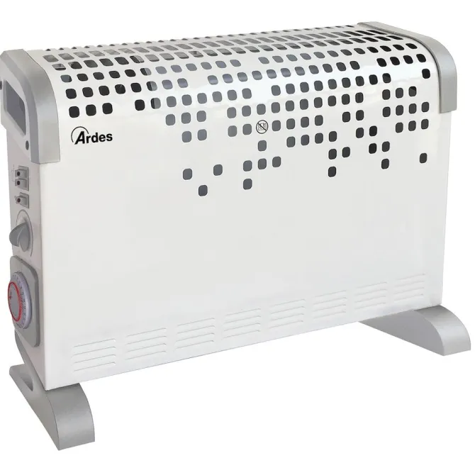 Ardes AR4C03T stufetta elettrica Interno Bianco 2000 W Riscaldatore ambiente elettrico con ventilatore