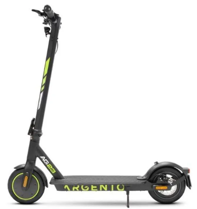 Argento e-Mobility AG23 monopattino elettrico nero verde 25 km/h batteria 6,6 Ah