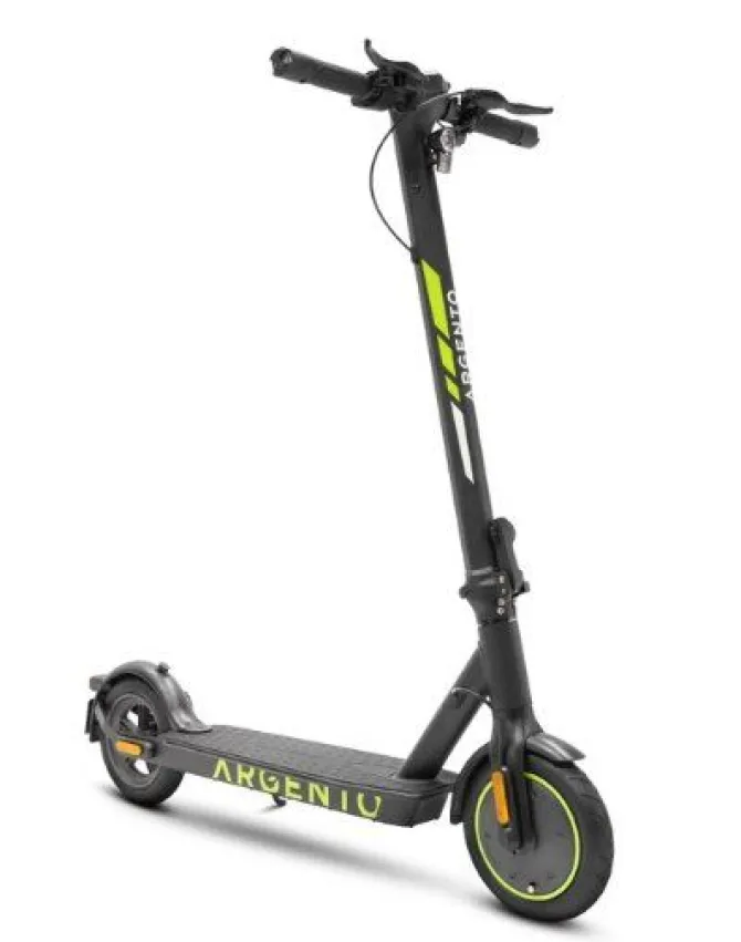 Argento e-Mobility AG23 monopattino elettrico nero verde 25 km/h batteria 6,6 Ah