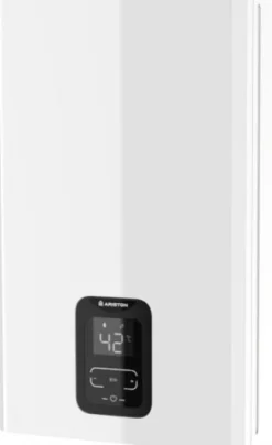Ariston Next Evo X 16 EU (NG) Scaldabagno Senza serbatoio, Classe Energetica A, 16,5 cm di profondità - Bianco