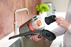 Aspiratore Black+Decker BHHV520BT-QW Ricaricabile 18 V Capacità Contenitore 700 ml Azione Ciclonica