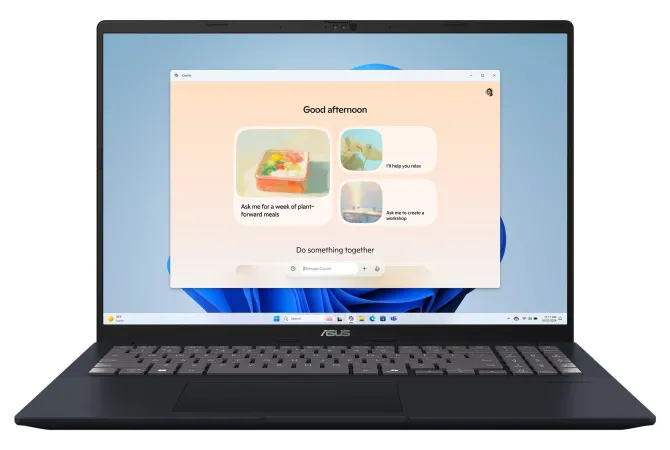 ASUS Vivobook 16 F1607CA-MB193W Intel Core Ultra 7 255H Computer portatile 40,6 cm (16") WUXGA 16 GB DDR5-SDRAM 1 TB SSD Wi-Fi 6 (802.11ax) Windows 11 Home Blu
