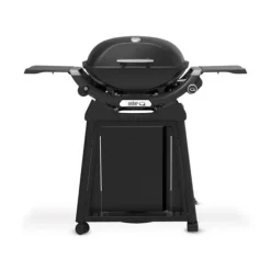 Barbecue a Gas Weber Q 2200N con Carrello Premium, Griglie Ghisa e Ripiani Laterali