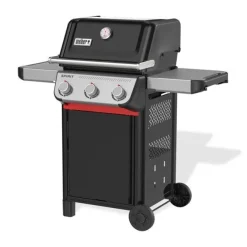 Barbecue a Gas Weber Spirit E-315 con 3 Bruciatori, Ripiani Pieghevoli e Griglia in Ghisa