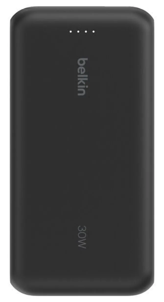 Belkin BoostCharge Powerbank 20000mAh 30W PD Nero con Cavo USB-C Integrato