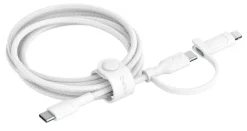 Belkin BoostCharge Pro Cavo 2 in 1 USB-C/Lightning 1,5m Ricarica Rapida 60W Bianco