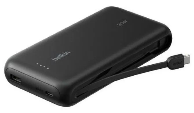 Belkin ENA013HQBK Power Bank 20000mAh 30W USB-C e USB-A Nero – Ricarica Veloce