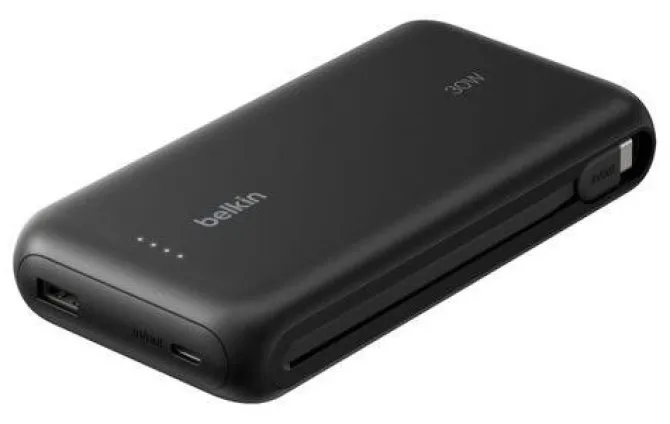Belkin ENA013HQBK Power Bank 20000mAh 30W USB-C e USB-A Nero – Ricarica Veloce
