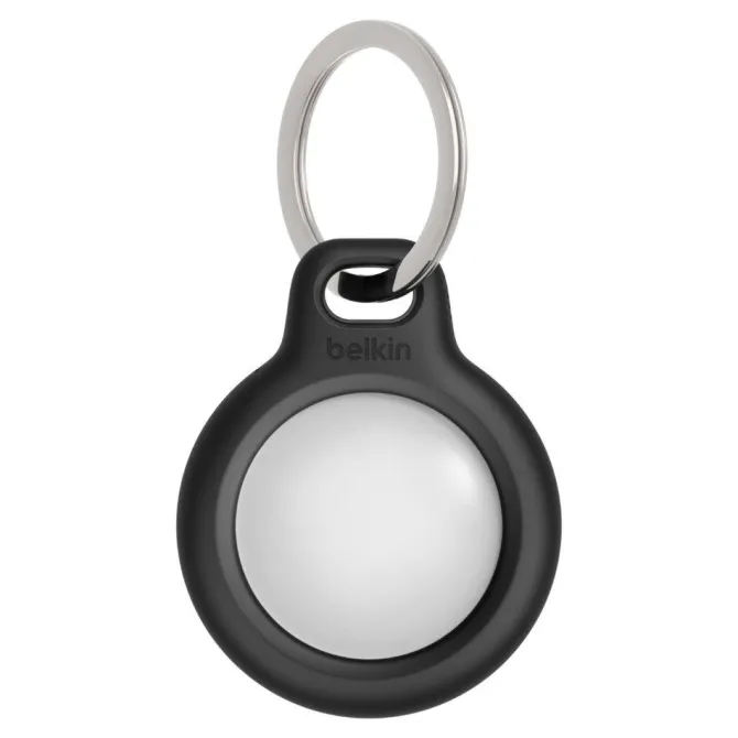 Belkin Secure Holder con Anello Portachiavi per AirTag Nero – Protezione e Stile
