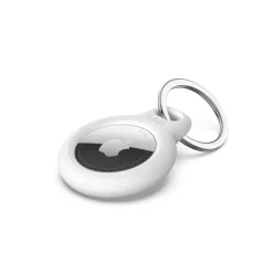Belkin Secure Holder con Portachiavi per AirTag, Colore Bianco – Protezione e Stile