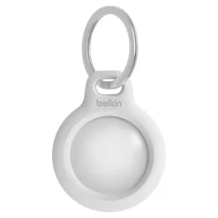 Belkin Secure Holder con Portachiavi per AirTag, Colore Bianco – Protezione e Stile