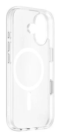 Belkin SheerForce Custodia Magnetica Trasparente per iPhone 17, Cover Protettiva