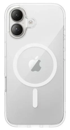 Belkin SheerForce Custodia Magnetica Trasparente per iPhone 17, Cover Protettiva