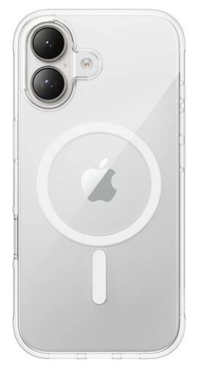 Belkin SheerForce Custodia Magnetica Trasparente per iPhone 17, Cover Protettiva