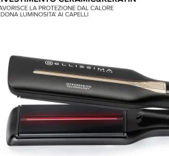 Bellissima Imetec Absolute, Piastra per capelli professionale con piastre 4XL