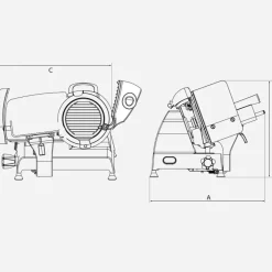 Berkel Affettatrice domestica Red Line 250 Rosso