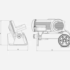 Berkel Icon Line Slicer nero Affettatrice Icon Collection