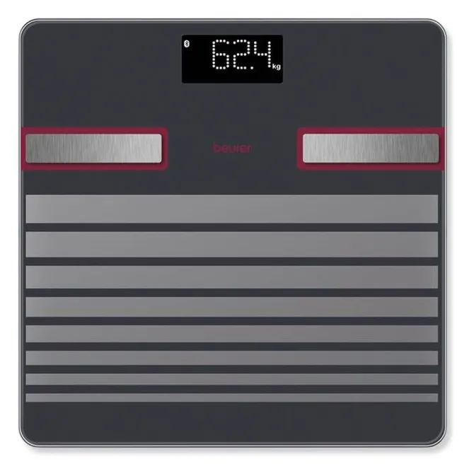 BEURER Bilancia pesapersone BF 451 LIMITED EDITION 2025-Nero e bordeaux