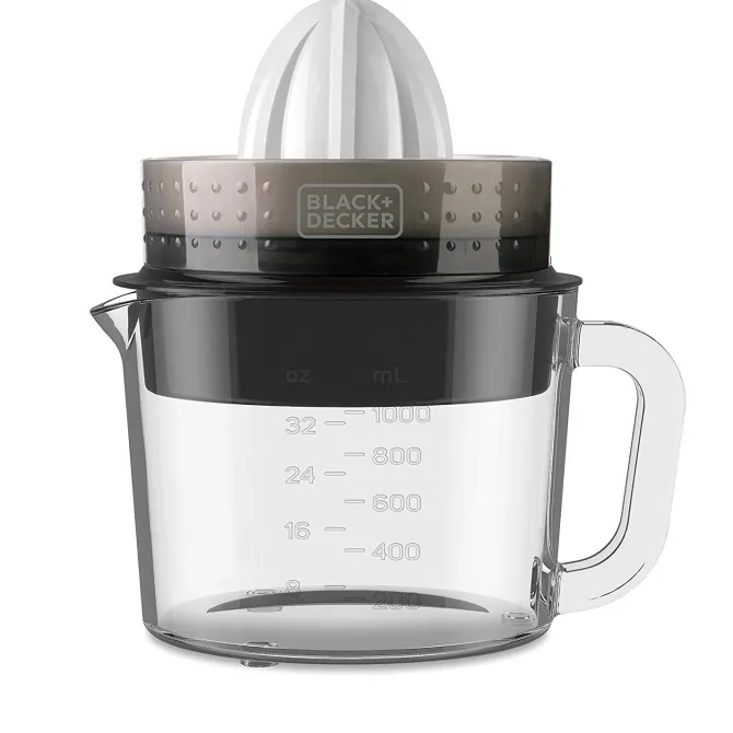 BLACK+DECKER BxcJ30E Spremiagrumi, 30 W, 1 Liter, Bicchiere, Nero