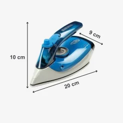 Black & Decker BXIR1000E ferro da stiro Ferro a vapore, Acciaio inossidabile,1000 Watt - Blu e Bianco