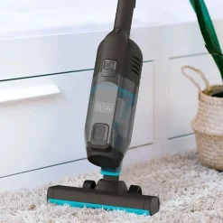 Black & Decker BXVMS601E aspirapolvere 3 in 1, 600 Watt, filtro HEPA, serbatoio 500ml, Lunghezza cavo 5m - Nero e Blu